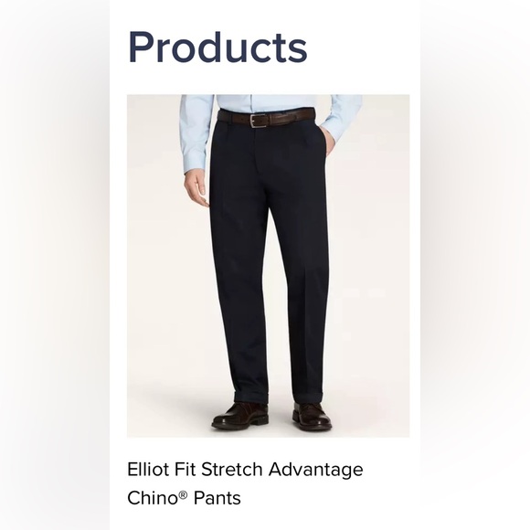 NWT Brooks Brothers 36x30 black pleated Elliott advantage wrinkle free c… - Picture 1 of 3